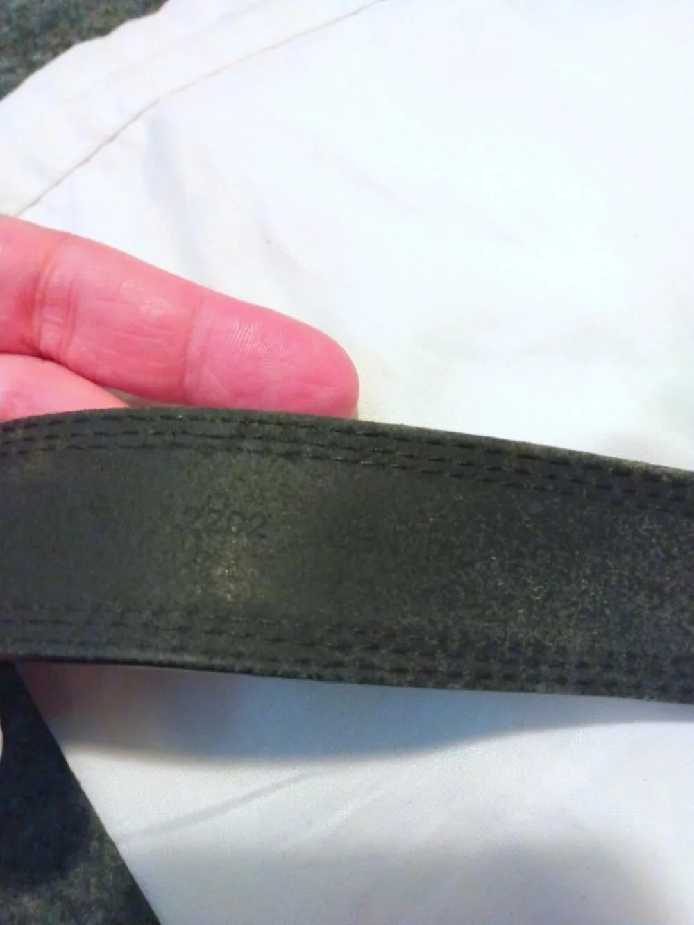 Carhartt Black Leather Belt Size 53 Workwear Utility Classic Rugged Minimalist